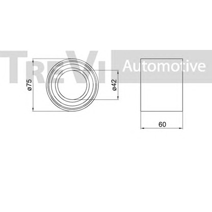 Photo Wheel Bearing Kit TREVI AUTOMOTIVE WB1711