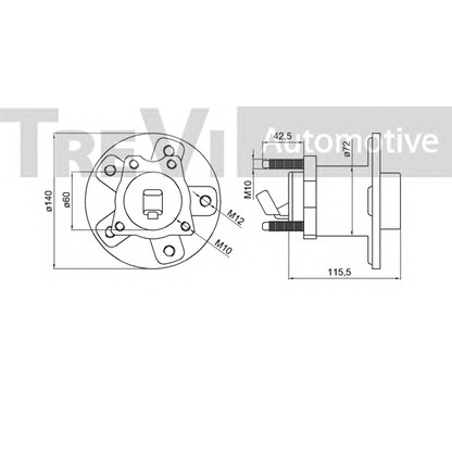 Photo Wheel Bearing Kit TREVI AUTOMOTIVE WB1717