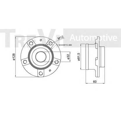 Foto Kit cuscinetto ruota TREVI AUTOMOTIVE WB1731