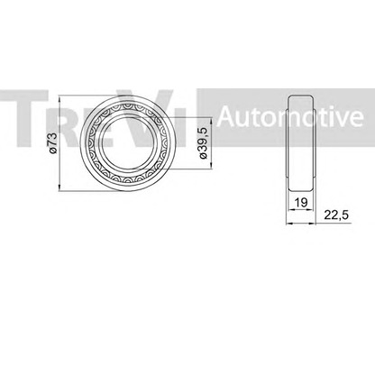 Photo Kit de roulements de roue TREVI AUTOMOTIVE WB1738