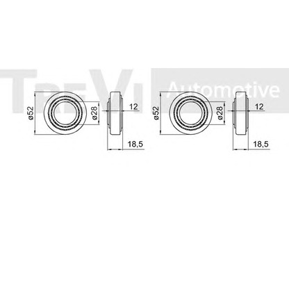 Photo Wheel Bearing Kit TREVI AUTOMOTIVE WB1759