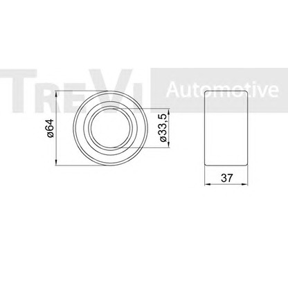 Foto Radlagersatz TREVI AUTOMOTIVE WB1766