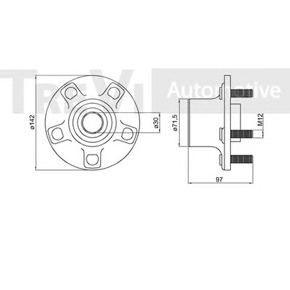 Photo Wheel Bearing Kit TREVI AUTOMOTIVE WB1770