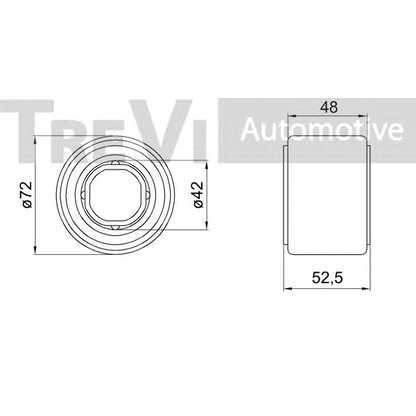 Foto Juego de cojinete de rueda TREVI AUTOMOTIVE WB1792