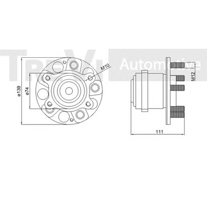 Photo Wheel Bearing Kit TREVI AUTOMOTIVE WB1794