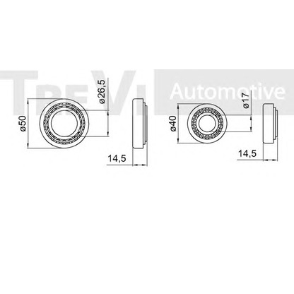 Foto Kit cuscinetto ruota TREVI AUTOMOTIVE WB1804