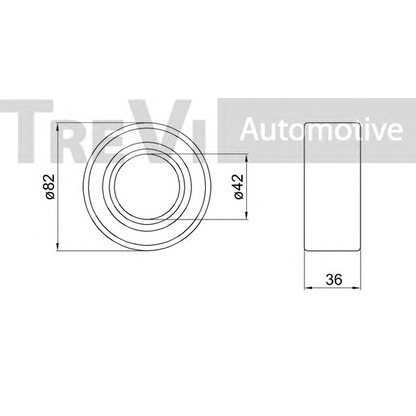 Photo Kit de roulements de roue TREVI AUTOMOTIVE WB1830