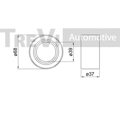 Photo Wheel Bearing Kit TREVI AUTOMOTIVE WB1841