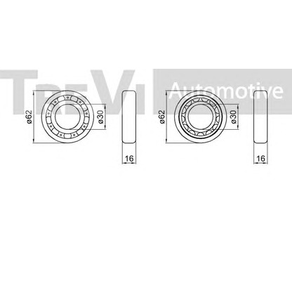 Photo Wheel Bearing Kit TREVI AUTOMOTIVE WB1845