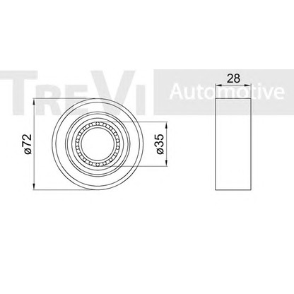 Zdjęcie Zestaw łożysk koła TREVI AUTOMOTIVE WB1852