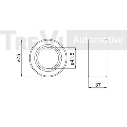 Photo Wheel Bearing Kit TREVI AUTOMOTIVE WB1853