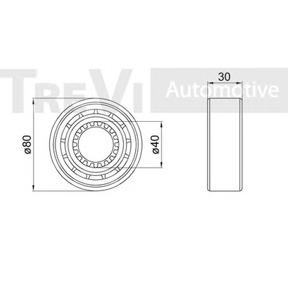 Photo Wheel Bearing Kit TREVI AUTOMOTIVE WB1858