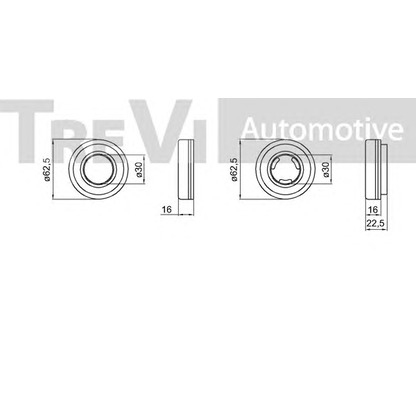 Photo Wheel Bearing Kit TREVI AUTOMOTIVE WB1866