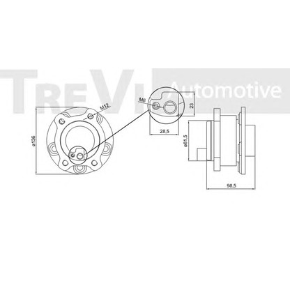 Photo Kit de roulements de roue TREVI AUTOMOTIVE WB1883