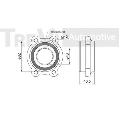 Foto Kit cuscinetto ruota TREVI AUTOMOTIVE WB1892