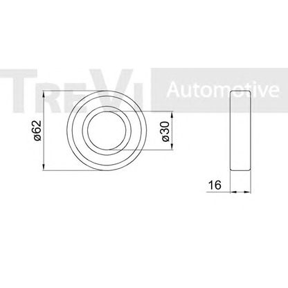 Фото Комплект подшипника ступицы колеса TREVI AUTOMOTIVE WB1894