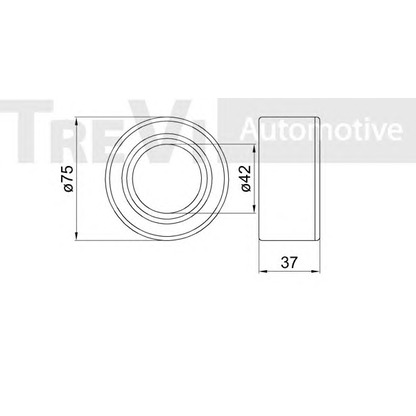 Photo Wheel Bearing Kit TREVI AUTOMOTIVE WB1953