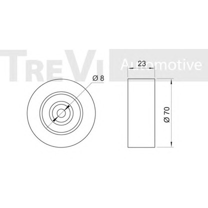 Foto Spannrolle, Keilrippenriemen TREVI AUTOMOTIVE TA1530