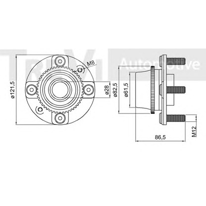 Photo Wheel Bearing Kit TREVI AUTOMOTIVE WB2015