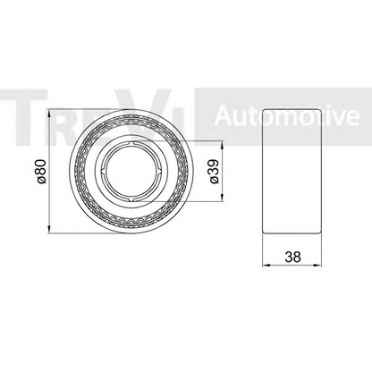 Photo Wheel Bearing Kit TREVI AUTOMOTIVE WB2043