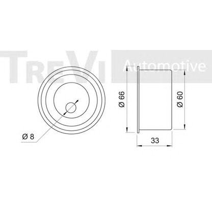 Foto Spannrolle, Zahnriemen TREVI AUTOMOTIVE TD1317