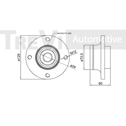 Photo Wheel Bearing Kit TREVI AUTOMOTIVE WB2068