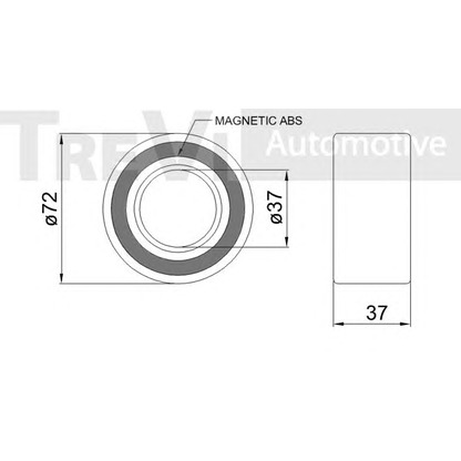 Photo Wheel Bearing Kit TREVI AUTOMOTIVE WB2082