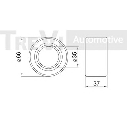 Photo Kit de roulements de roue TREVI AUTOMOTIVE WB2103