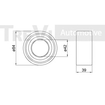 Photo Kit de roulements de roue TREVI AUTOMOTIVE WB2105