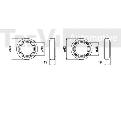 Foto Kit cuscinetto ruota TREVI AUTOMOTIVE WB2113