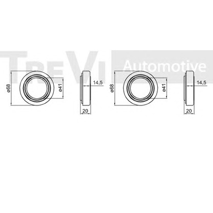 Photo Wheel Bearing Kit TREVI AUTOMOTIVE WB2115