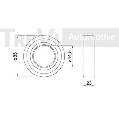Photo Kit de roulements de roue TREVI AUTOMOTIVE WB2118