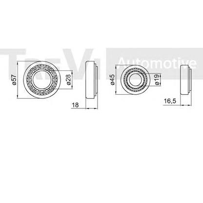 Photo Wheel Bearing Kit TREVI AUTOMOTIVE WB2124