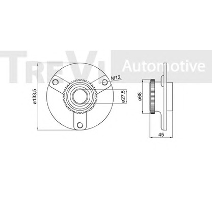 Foto Radlagersatz TREVI AUTOMOTIVE WB2125