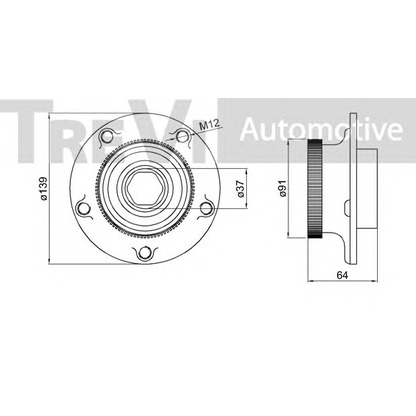 Photo Wheel Bearing Kit TREVI AUTOMOTIVE WB2134