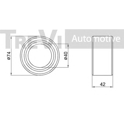 Foto Cojinete de rueda TREVI AUTOMOTIVE WB2170