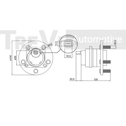 Foto Kit cuscinetto ruota TREVI AUTOMOTIVE WB2171