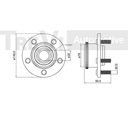 Photo Wheel Bearing Kit TREVI AUTOMOTIVE WB2200