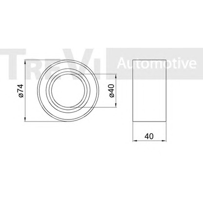 Foto Kit cuscinetto ruota TREVI AUTOMOTIVE WB2205