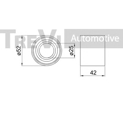 Zdjęcie Zestaw łożysk koła TREVI AUTOMOTIVE WB2209