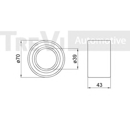Photo Wheel Bearing Kit TREVI AUTOMOTIVE WB2255