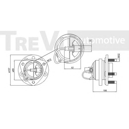 Photo Wheel Bearing Kit TREVI AUTOMOTIVE WB2260