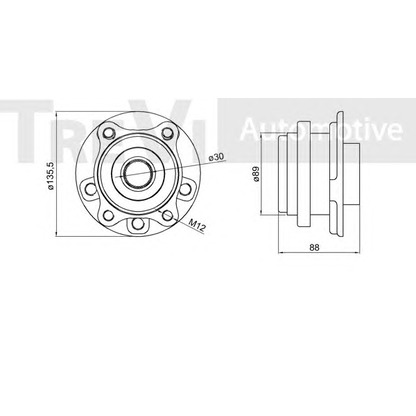 Foto Kit cuscinetto ruota TREVI AUTOMOTIVE WB2276