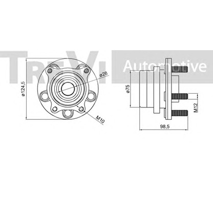 Photo Wheel Bearing Kit TREVI AUTOMOTIVE WB2283
