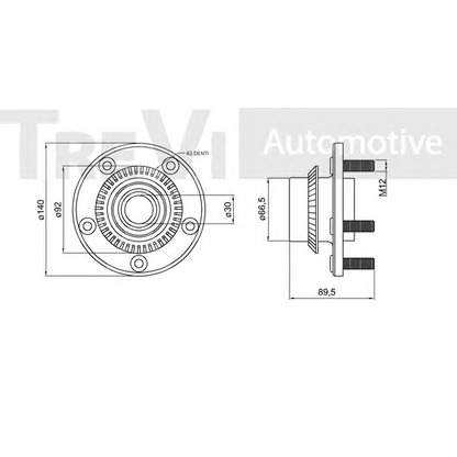 Photo Wheel Bearing Kit TREVI AUTOMOTIVE WB2308