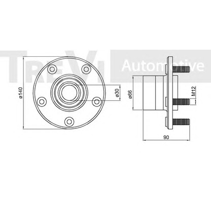 Photo Wheel Bearing Kit TREVI AUTOMOTIVE WB2309