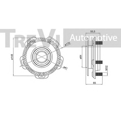Photo Kit de roulements de roue TREVI AUTOMOTIVE WB2339
