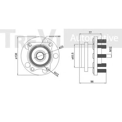 Foto Kit cuscinetto ruota TREVI AUTOMOTIVE WB2342