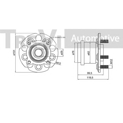 Foto Radlagersatz TREVI AUTOMOTIVE WB2360