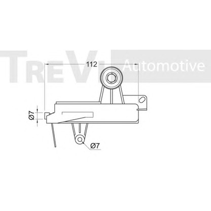 Foto Riemenspanner, Zahnriemen TREVI AUTOMOTIVE TD1544